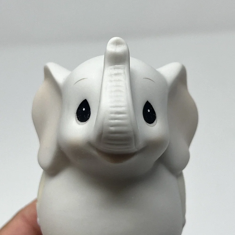 PRECIOUS MOMENTS Age 4 Enesco Birthday Train Elephant Figurine #15970 NO BOX